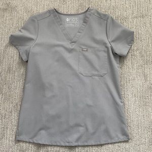 Limited Edition Figs Cement scrub top size small